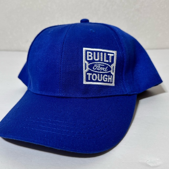 Ford Accessories Built Ford Tough Baseball Cap Cars Trucks Royal